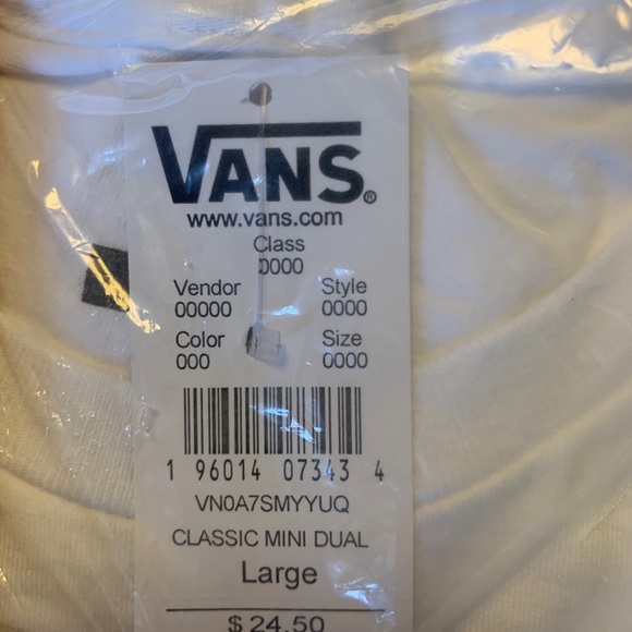 NWT* Mens Vans White Palm Tree print T-shirt size Large - Picture 3 of 5